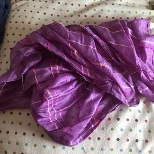 Large beautiful light purple scarf